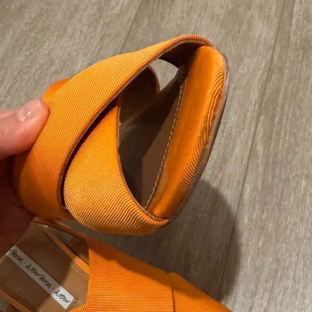 & Other Stories Criss Cross Slingback Open Toe Flat Sandals - Picture 8 of 9